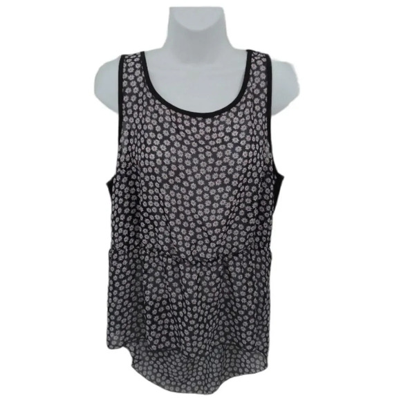 Smart Set Tops - Smart Set Semi-Sheer High-Low Sleeveless  Blouse, M